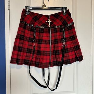 BODY RAGE plaid skirt